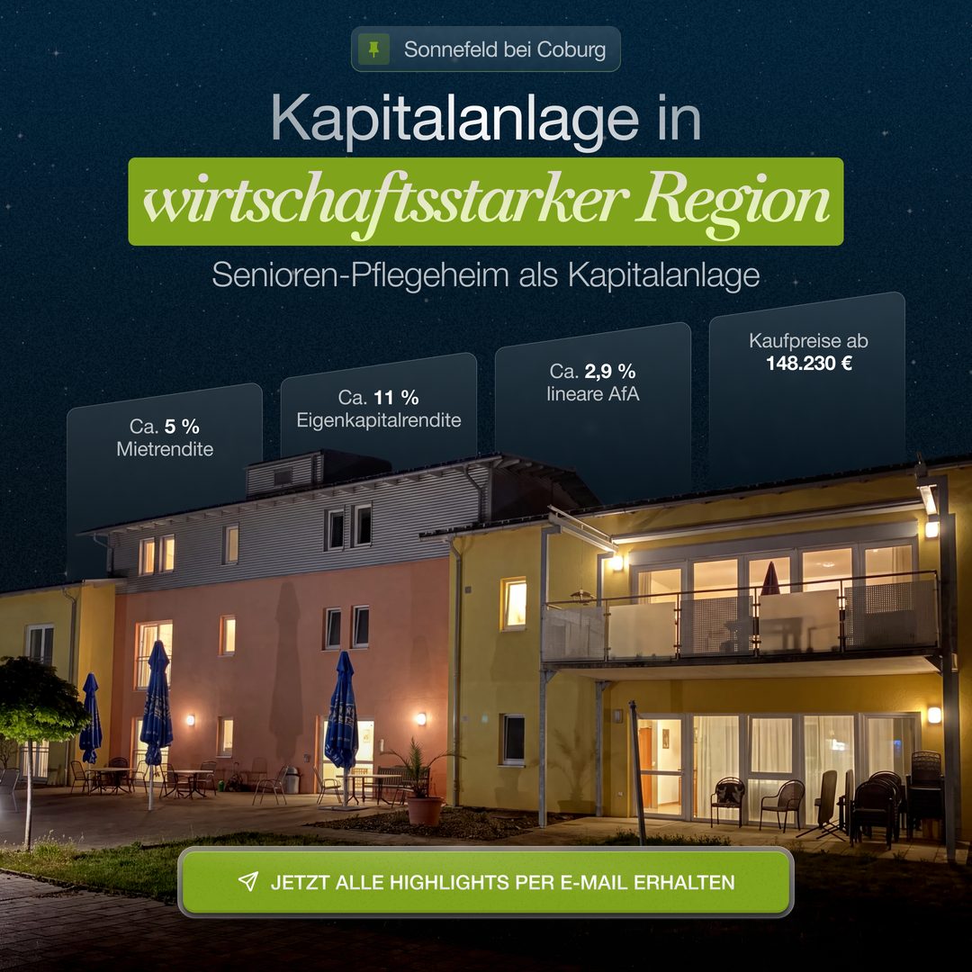 Beispielanzeige: Pflegeheim als Kapitalanlage