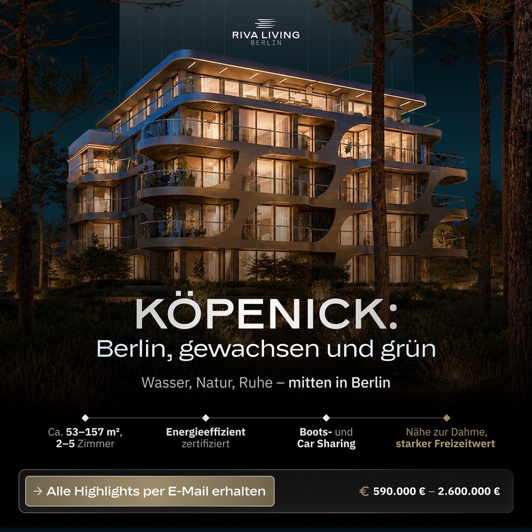 Beispielanzeige: Köpenick, gewachsen und grün