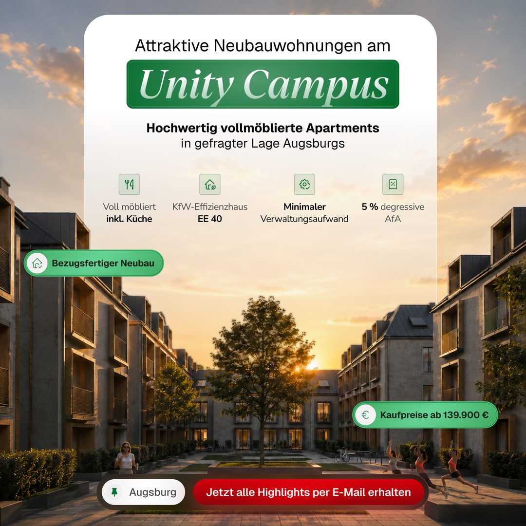 Beispielanzeige: Apartments am Unity Campus